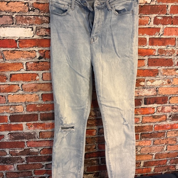 Cello Light Blue Ripped Skinny Jeans - Picture 1 of 4